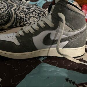 Nike Gray and White Women's Sneakers